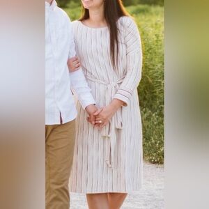 ROOLEE Midi Striped Dress